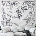 thumbnail image 4 of A1 130*150-Minimalista Pareja Beso Colgando Paño Adepaton LN-2240, 4 of 7