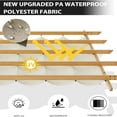 thumbnail image 4 of Studyset Outdoor Pergola, Heavy-Duty Aluminum Patio Pergolas and Gazebos Clearance with Retractable Canopy Sun Shade, UV-Resistant Metal Pergola for Existing Deck, Backyard Garden Porch, 4 of 8