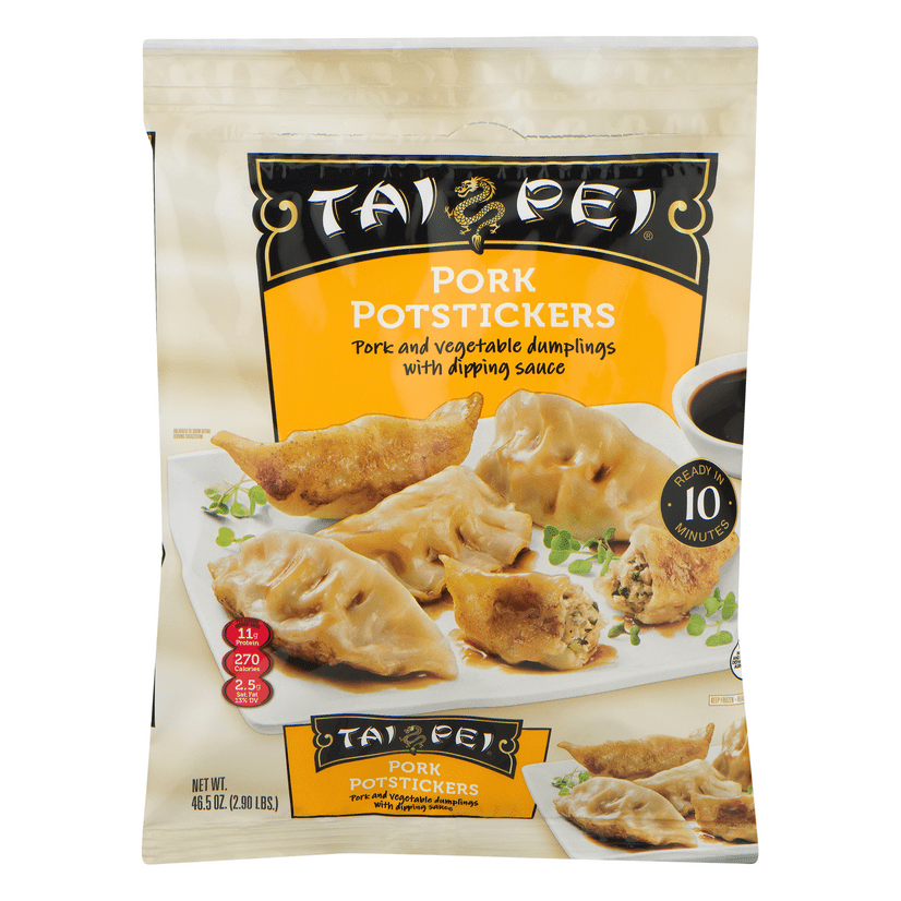 Tai Pei Pork Potstickers Frozen Asian Appetizers 46.5 oz