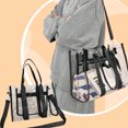 thumbnail image 2 of Aihimol New Women's Transparent-body Bag Odorless One-shoulder-body Handbag, 2 of 7