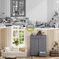 thumbnail image 4 of EnHomee Dressers for Bedroom with 14 Fabric Drawers Tall Dresser & Chests of Drawers Storage Tower for Living Room, Dark Grey, 4 of 9