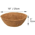 thumbnail image 2 of Manunclaims 2 Packs Hanging Basket Coco Liners Replacement Natural Round Coconut Coco Fiber Planter Flower Pot Basket Liners for Hanging Basket Flowers/Vegetables, 2 of 8
