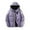 Purple, variant on ZCFZJW Men's Down Jackets Winter Heavyweight Drawstring Hooded Puffer Jacket Solid Zipper Coat Quilted Lined Oversized Long Sleeve Padded Jacket with Pockets Green L