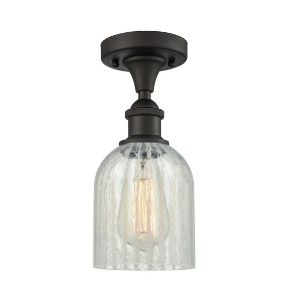 Innovations 1-LT LED Caledonia 11" Semi-Flush Mount - Oil Rubbed Bronze - 516-1C-OB-G2511-LED
