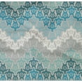 thumbnail image 4 of oneOone Cotton Poplin Twill Teal Blue Fabric Turtle Block Sewing Craft Projects Fabric Prints By Yard 56 Inch Wide, 4 of 4