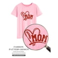 thumbnail image 5 of QAFOPEH Women Heart Printed Crew Neck Short Sleeve T-Shirt, 5 of 7