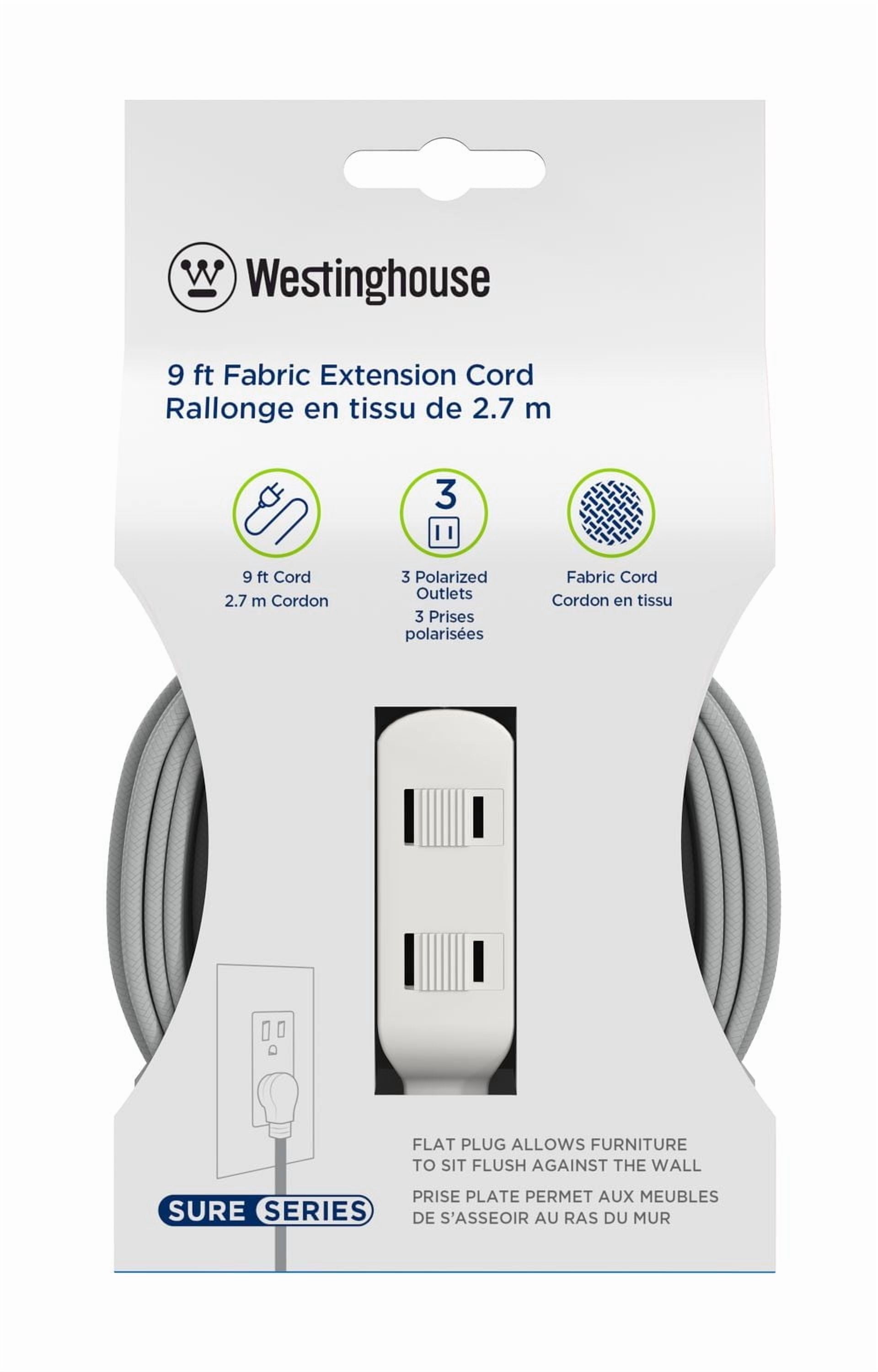 Bande Babana en tissu à 3 sorties Westinghouse, 9 pieds Westinghouse