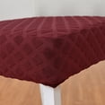 thumbnail image 2 of Dining Chair Seat Covers - Stretch Jacquard Kitchen Chair Covers Washable, Removable Dining Room Chair Slipcover Seat Protector Covers, 2 of 4