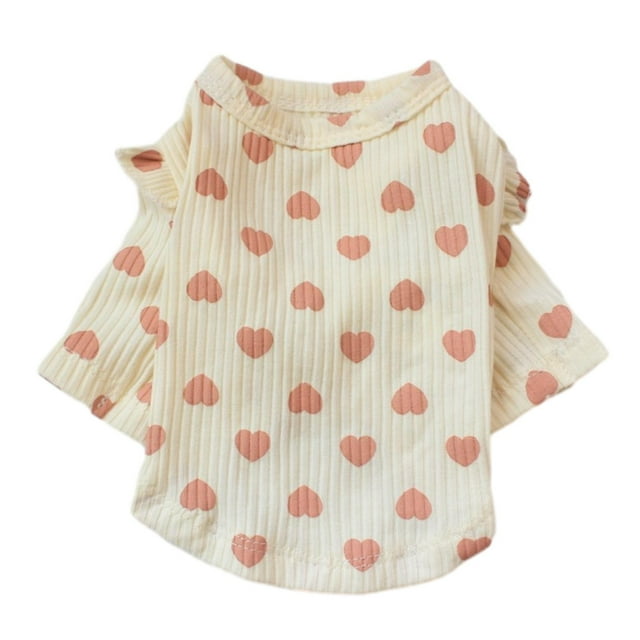 Ropa para gatos Yuyangstore traje de cachorro Beige