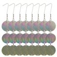 thumbnail image 2 of 16pcs / 24pcs Discos s de Aves, Dispositivo Colgante Reflectante para Mantener Alejados Pájaros, Discos Reflectantes Reflectores Colgan 24 piezas 2 DYNWAVEMX Discos de disuasión de aves, 2 of 8
