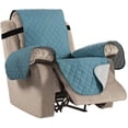 thumbnail image 1 of Pet Sofa Cover Non-Slip Elastic Band Waterproof Sofa Cover (Recliner, Smoke Blue/Beige), 1 of 6