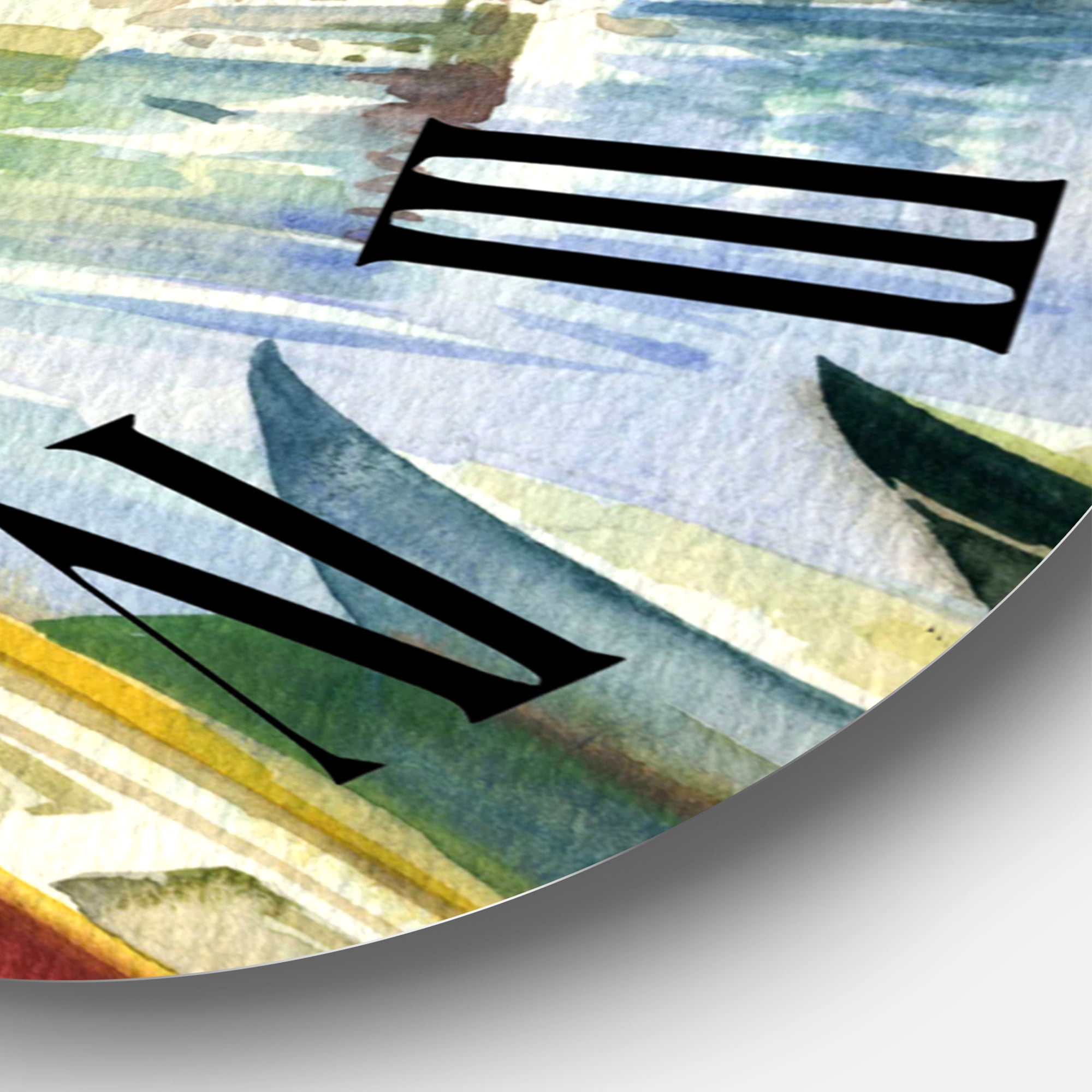 Designart 1 in Quartz Traditional Wall Clock