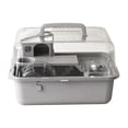 thumbnail image 2 of Portable Hamster Cage with Top Handle Transparent Small Pet Travel Carrier Multi‑Functional Hamster Habitat Box for Dwarf Hamsters Small Rodents, 2 of 5