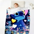 Cute Stitch Blanket Printed Flannel Throw/Blanket