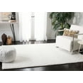thumbnail image 3 of SAFAVIEH August Carlene Solid Plush Shag Area Rug, White, 8' x 10' - Large - Modern Design, White, Non-Shedding & Easy Cleaning, Ultra Plush Thick Pile, Ideal for Living Room, Bedroom, 3 of 10