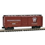 Angle View: Pennsy Box N Scale Train Car