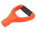 thumbnail image 4 of Mango de pala de 3,2 cm, diseño ergonómico, multifuncional, resistente, con empuñadura en D para excavar y rastrillar, color naranja., 4 of 14