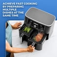 thumbnail image 4 of Huarll Bakeware Stainless Air Fryers Fryer Rack Rack Multi-Layer Rack Fryer Air Basket for Double Steel Accessories Air Dehydrator Bakeware, 4 of 8