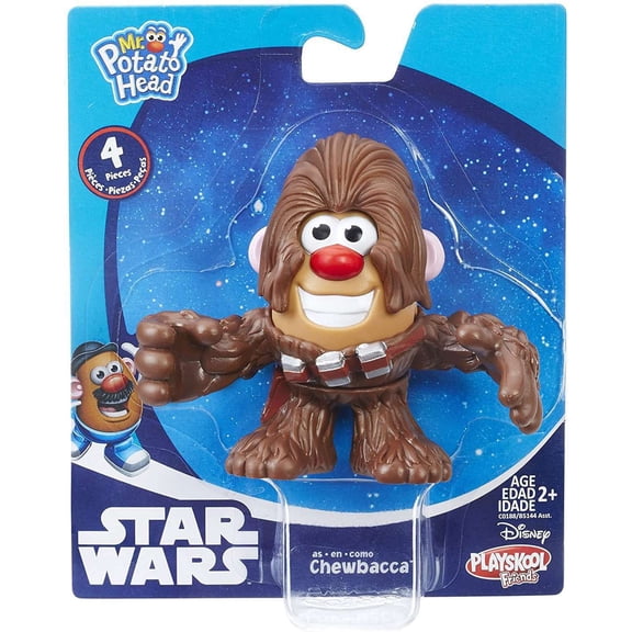 Hasbro Mr. Potato Head Toddlers Chewbacca Action Figure, Star Wars, 3.3"