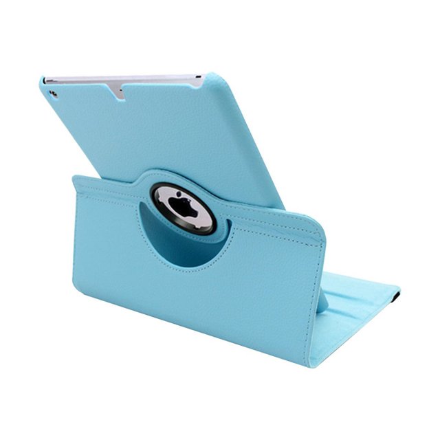 Natico Originals 360 - Étui Rabattable pour Tablette - Cuir Synthétique - Bleu Clair