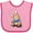 Pink and Fuchsia, variant on Inktastic Velveteen Rabbit Boys or Girls Baby Bib