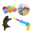 thumbnail image 2 of Cat Teaser Toy Ball Launchers Set Toy Interactive Cat High Elastic Toy Ball Indoor Chasing Toy for Boredom Cats, 2 of 12