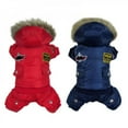 thumbnail image 2 of Clearance! Winter Pet Dog Jumpsuit Clothes Pet Hooded Four Legged Jacket Coat for Small Medium Dogs Pet Chihuahua Yorkshire Clothing, 2 of 6