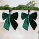 thumbnail image 4 of Adorno Navideño de Terciopelo con Forma de Lazo Pequeño para Árbol de Navidad, Decoración para Ventanas, Adornos Navideños., 4 of 6