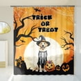 thumbnail image 3 of Trick or Treat Labrador Retriever Needs Candy Happy Halloween Night Shower Curtain Lab Dog Lover Gifts Waterproof Bathroom Bathtub Curtain - 02020, 3 of 5