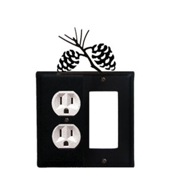 Pinecone Single Outlet CUSTOM Product GFI CUSTOM Product Cover