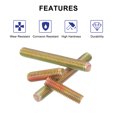 thumbnail image 3 of Uxcell 30 Pack Fully Threaded Rod, M8-1.25x45mm Carbon Steel Long Thread Screw, 3 of 6