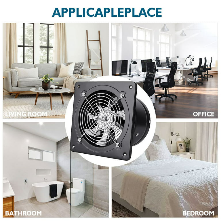 vrouwelijk eindpunt boog 4 Inch Exhaust Fan ,Wall Mounted Vent Fans,Ventilation Extractor Fan 110V  Wall-Mounted Square Blower for Kitchen,Bathroom,laundry room - Walmart.com