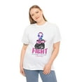 thumbnail image 5 of Breast Cancer Shirt, Boxing Gloves Pink Ribbon Awareness Tee ID-0629-CHJN, 5 of 7