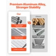 thumbnail image 3 of VEVOR Aluminum Awning 40 x 42 in, Durable Window Awning Door Canopy, Lightweight and Stable Aluminum Exterior Awnings Rain Snow Sunlight Protection for Door Entrance Windows Patio Porch, 3 of 9