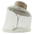 thumbnail image 2 of Head Net Hat, Safari Hat Sun Hat Bucket Hat with Hidden Net Mesh Mosquito Repellent Cap, 2 of 5