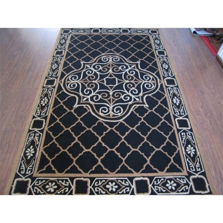 hooked safavieh rug round hand gold