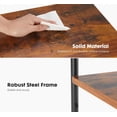 thumbnail image 4 of Nextay 3-Tier End Table, Side Table with Storage Shelf and Adjustable Feet, Small Nightstand for Living Room, Bedroom, Office, 2-Pack, 4 of 7