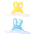 thumbnail image 1 of WHAMVOX 2pcs Adorable Pet Hats For Dogs Cats Cute Dog Hat With Vibrant Colors For Pets Holiday Outfits Rabbit Design, 1 of 8