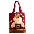thumbnail image 2 of Adornos navideños, adornos navideños, regalos navideños, bolsa de mano para dulces de Nochebuena, bolsa de regalo pequeña para niños, organizador de mano, 2 of 6