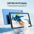 thumbnail image 3 of PUTECCH Tablet 10 inch, Android 14 Tablet, 32GB ROM 1TB Expand Computer Tablets, Quad Core Processor 6000mAh Battery, 1280x800 IPS Touch Screen, 2+2MP Dual HD Camera, Bluetooth Wifi Tablet PC，Blue, 3 of 10