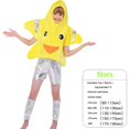 thumbnail image 4 of Faraee Toddler Boys Girls Fashion Show Clothing Fruits Vegetables Romper Hat Socks 3Pcs Dressing up Outfit Fancy Dress Clothes for Kindergarten School Performance 2-16 Years Light Yellow, 4 of 9