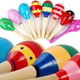 thumbnail image 5 of Wooden Fiesta Maracas Assorted Color And Design 12pcs, 5 of 5