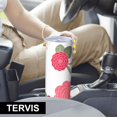 thumbnail image 6 of Rose 20 Oz Stainless Steel Skinny Tumbler – Vacuum Insulated Slim Travel Cup with Lid & Stainless Steel Straw, 360° Full Wrap Printed Tumbler for Home, Office & Outdoor Use, Spring, Floral, 6 of 6