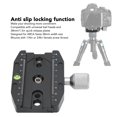 thumbnail image 4 of Camera Quick Release Plate Mount, Chemical Oxidation Treatment CNC Machining Metal Quick Release Plate Clamp  For Universal Ball Head, 4 of 8