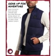 thumbnail image 3 of CANADA WEATHER GEAR Men's Vest - Cozy Casual Full Zip Up Quilted Puffer Sweater Vest for Men (M-XXL), 3 of 7