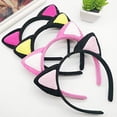 thumbnail image 2 of Diadema para el pelo, diadema con forma de orejas de gato para niños, niñas, mujeres, accesorios de fiesta, juego de rol de cumpleaños, lavado de cara, 1 Uds. ER, 2 of 5