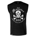 thumbnail image 1 of Playera Negra Sin Mangas Mediana Logo Kingmonster, 1 of 5