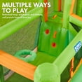 thumbnail image 6 of Sunny Fun Bounce-a-Round Inflatable Water Slide Park with Bounce House Outdoor Child Green, 6 of 7