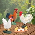 thumbnail image 6 of Colcolo Animals Figures Model Collectibles Ornament for Theme Party Adults Festivals Chicken, 6 of 8