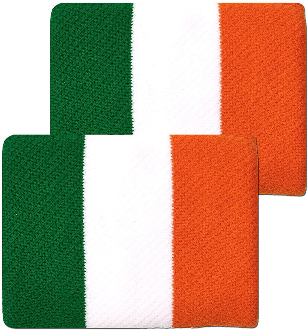 Unique Sports Ireland Flag 4-inch Wristbands 